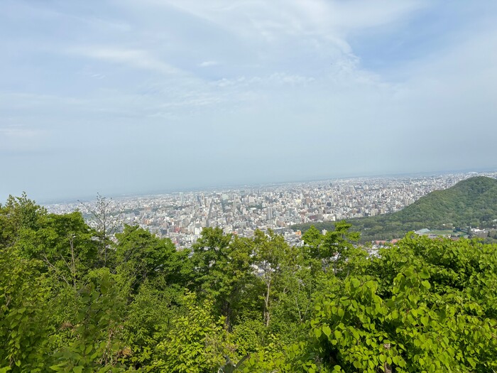 三角山山頂からの風景